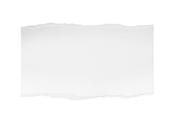 Crinkled paper note isolated on transparent background