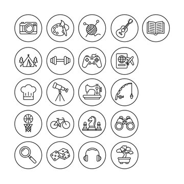 set 1 hobby icon