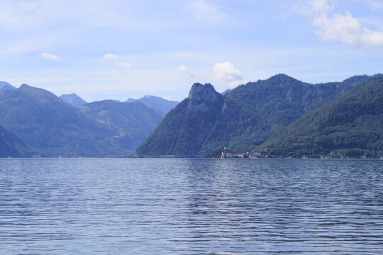 Traunsee mit Traunkirchen