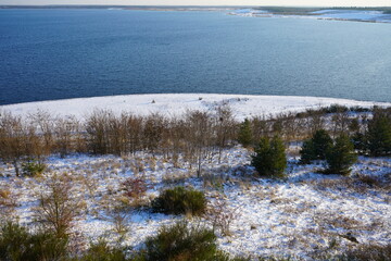 Winteridylle am neuen See in der Brandenburgischen Lausitz