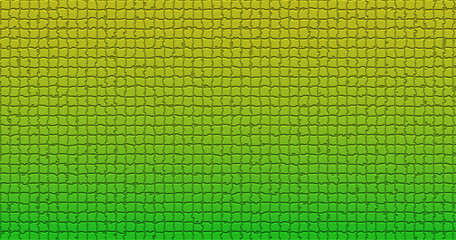 Yellow-green gradient dull mosaic style background, grainy background, banner background