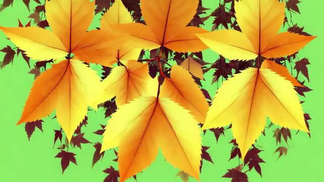 autumn maple leaves