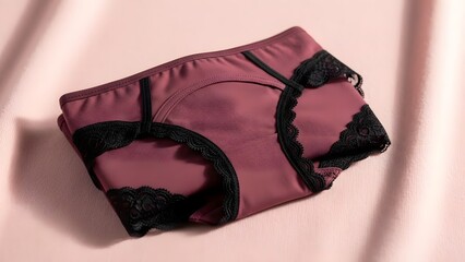 Women&rsquo;s Period Panties, Comfortable and Leak-Proof, Soft Cotton Fabric with Lace, Feminine Hygiene Underwear for Menstrual Protection, Breathable and Absorbent