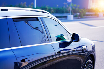 Obraz premium Car side waistline