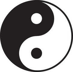 Yin Yang Balance Symbol
Yin-Yang Harmony Icon
Taoism Balance Emblem