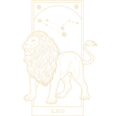 PNG illustration of zodiac signs in a synthage linear retro engraving style with baroque elements. Astrology and tarot	