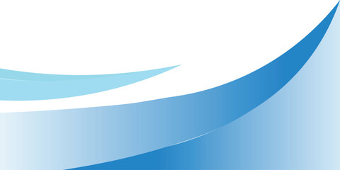 Smooth light blue wave background with modern curves and white space, suitable for clean and professional layouts.