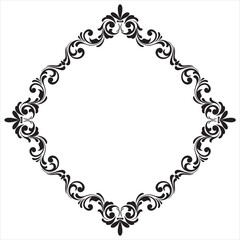 Royal Vintage Frame With Ornamental Details