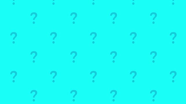 Question Mark Pattern Repeating Background Seamless Loop