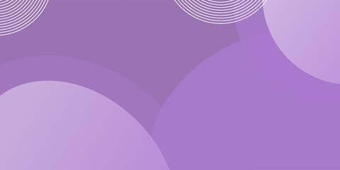 Purple circle overlap modern abstract background for template design, banner, poster, wallpaper. vector illustration eps 10