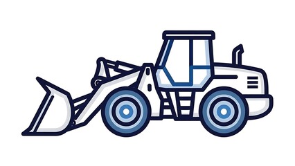 Modern Wheeled Loader For Construction