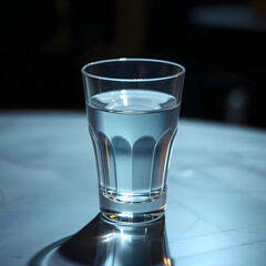 glass with water