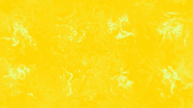 Bright Yellow Abstract Texture Sequence With Warm Light.