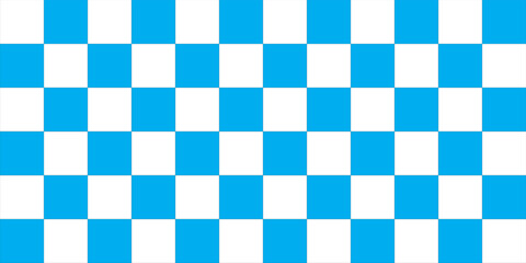 Fototapeta premium blue and white chess pattern. Checkerboard seamless vector illustration. Abstract checkered checkerboard for game. Grid geometric square shapes. Race flags.