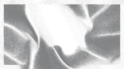 Abstract grey and white stippled texture forming flowing organic shapes and waves