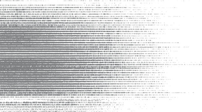 Gray horizontal lines and scattered dots forming a textured abstract pattern white