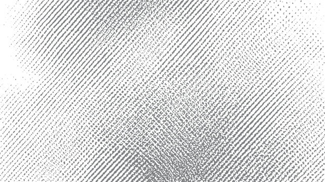 Gray diagonal lines and dots pattern on white background
