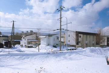 snow in hokkaido