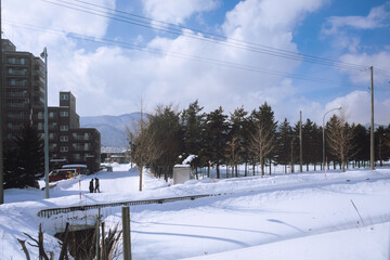snow in hokkaido