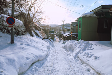 snow in hokkaido
