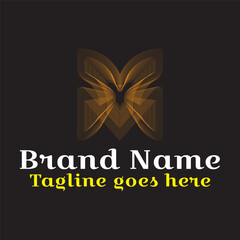 Net effect transparent M letter logo. Fully vector file. CMYK color mode. Editable color.