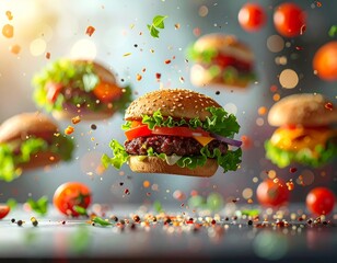 christmas card with christmas tree