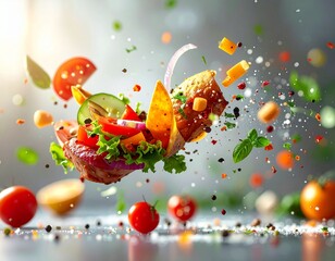 christmas background with balls