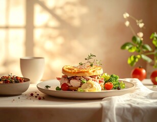 chicken and vegetable salad