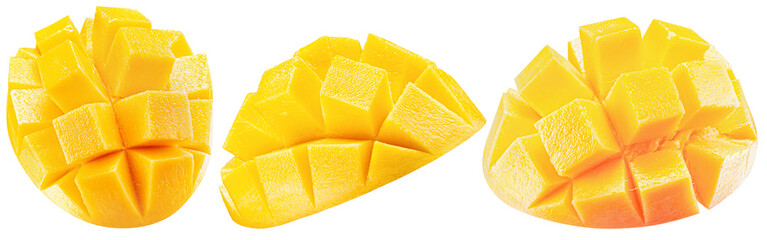 Obraz premium Mango fruit isolated on white background