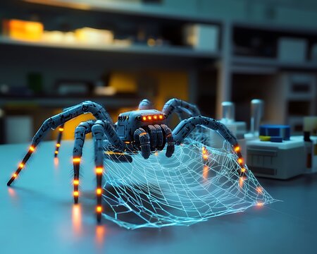 Robotic insects, birds, land animals, and water creatures form an advanced artificial ecosystem where intelligent machines mimic nature&rsquo;s balance, evolving together to survive, adapt, and coexist acro