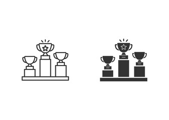 Winner Icon Set Multiple Style Collection