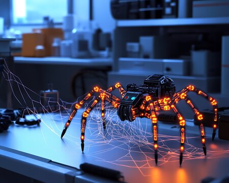 Robotic insects, birds, land animals, and water creatures form an advanced artificial ecosystem where intelligent machines mimic nature&rsquo;s balance, evolving together to survive, adapt, and coexist acro