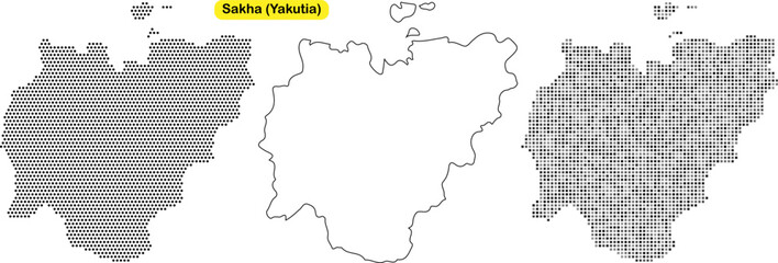 Fototapeta premium Detailed map of serbia with various visual representations and textured patterns