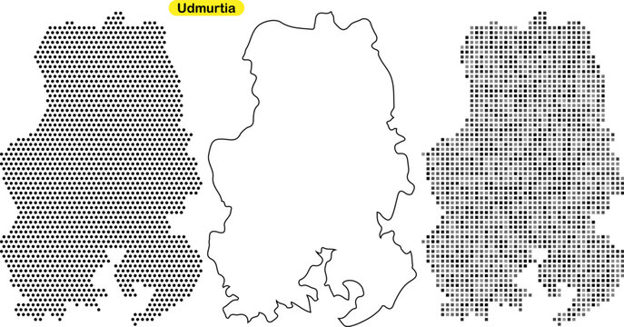 Detailed map of uttar khand with different shading techniques and pixel art