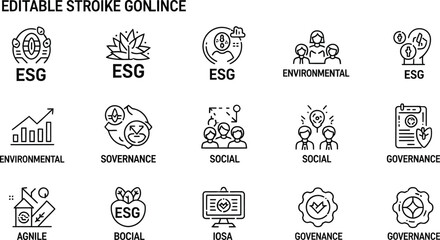 Enable stone esg alliance icons