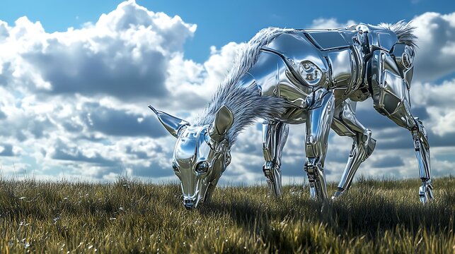 Robotic insects, birds, land animals, and water creatures form an advanced artificial ecosystem where intelligent machines mimic nature&rsquo;s balance, evolving together to survive, adapt, and coexist acro