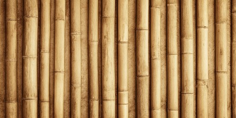 The Bamboo Wall Texture Providing Warm Natural Vertical Pattern for Rustic Interior Design