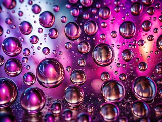 pink bubbles background