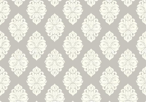 Boho Floral repeat pattern, Floral Block print , Flower damask, floral,Floral ogee pattern, damask pattern, medallion,Art deco pattern digital print seamless background.Ogee geometrical wallpaper.