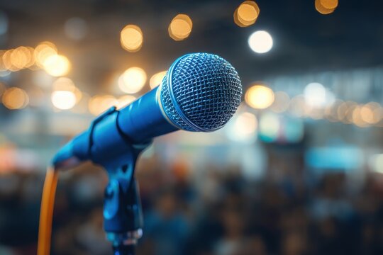 Microphone in a hall