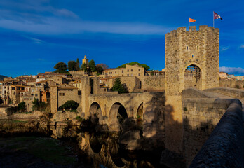 Fototapeta premium Besalú is a Spanish municipality and town in the province of Girona, Catalonia. It belongs to the Garrotxa region.