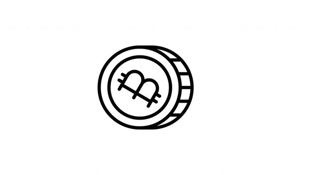 bitcoin animation icon
