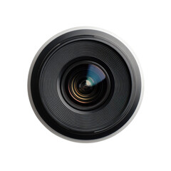 A close-up view of a camera lens