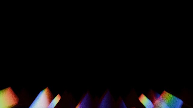 colourful grainy gradient prism shape abstract background
