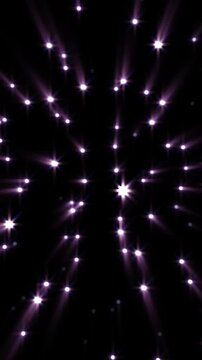 Purple glowing nodes connected like constellations on black, a futuristic digital network background
