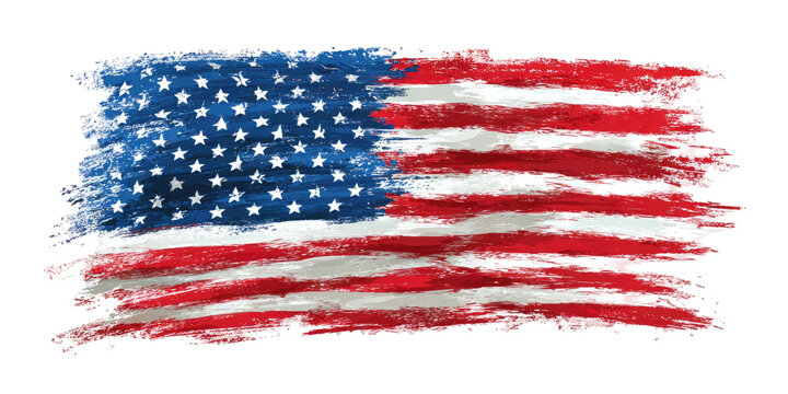Distressed American Flag