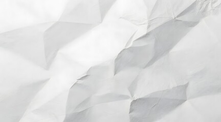 Abstract image of crumpled white paper texture for background use