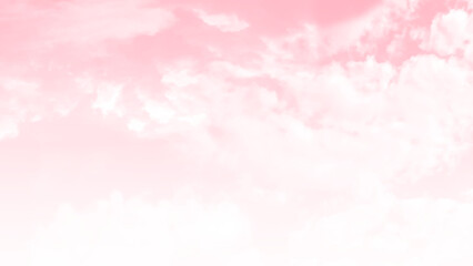 Naklejka premium Sky cloud pink love sweet love color tone for wedding card background. 