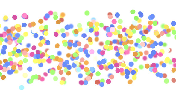 Abstract background with scattered confetti in various colors. Perfect for party, celebration, happy, and festive design
