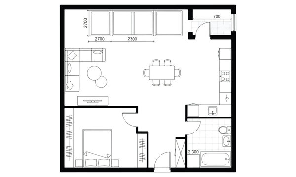 Modern House Floor Plans Collection | 1BHK, 2BHK & 3BHK Home Layout Blueprints